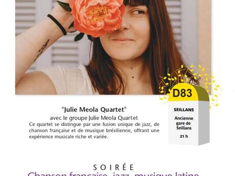 Les voix départementales - concert Julie MEOLA QUARTET