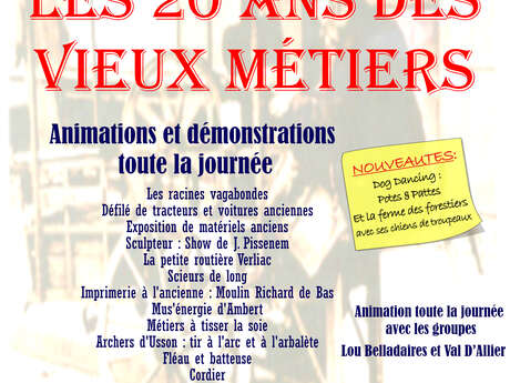 Les 20 ans de la Fête des vieux métiers