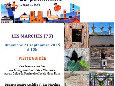 JEP 2025 : Visite guidée "Les trésors cachés du bourg médiéval des Marches"