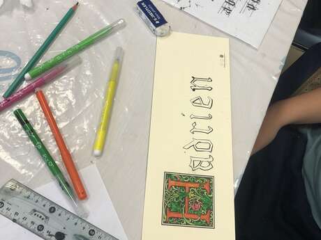 Atelier créatif : Des vœux enluminés