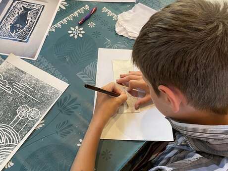 Engraving workshop at the Musée Ernest Cognacq