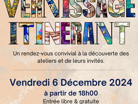 Vernissage itinérant de la Traversée des Arts