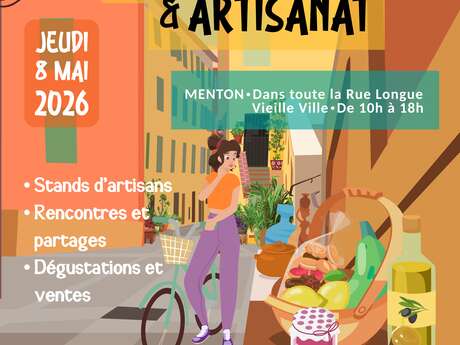 Tag des Geschmacks & Kunsthandwerks "Rue Longue / Altstadt von Menton"