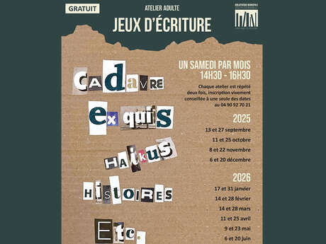 Workshop für Erwachsene: Schreibspiele