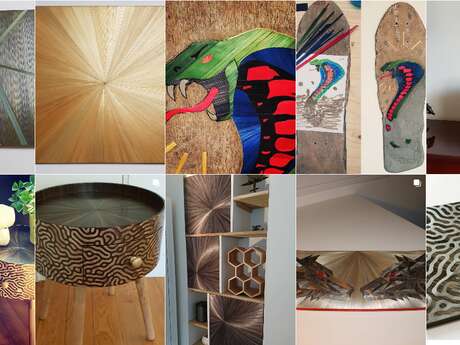 Amandine Pagnon, atelier de Marqueterie de Paille