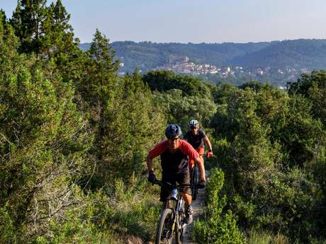 Site VTT FFC - Provence Verdon - Circuit 52 - Rouge - Gréoux-les-Bains