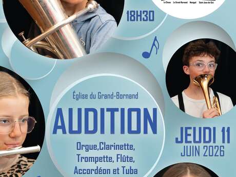 Concert de l'école de musique des Aravis