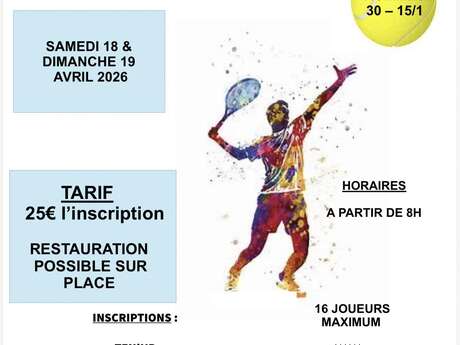 TMC Hommes "Tournois Multichances" Tennis