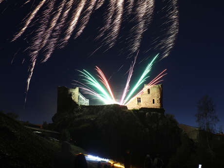 Feu d'artifice du Festival des légendes