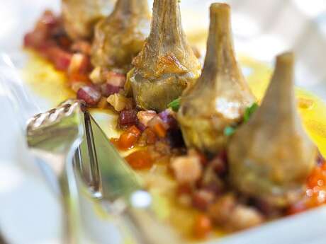 Atelier culinaire by Loïc - Petits violet en Barigoule