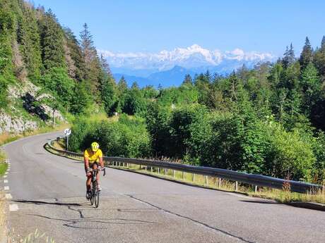 Col de la Faucille von Gex aus
