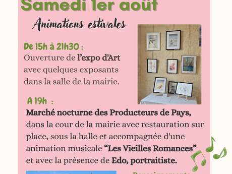 Marché de pays et exposition d'art