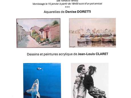 Exposition à la Bergerie Doretti et Claret