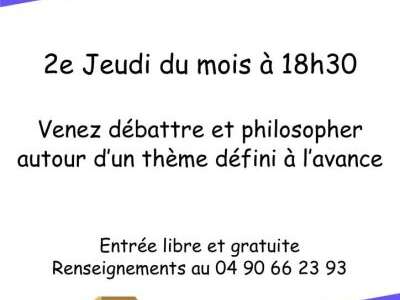 Apéro Philo - MJC l'Atelier