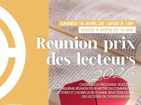 Réunion Prix des lecteurs 2026