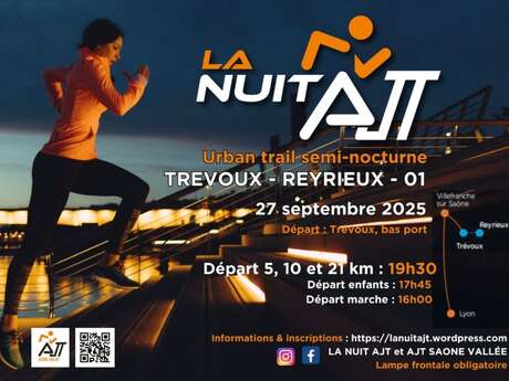 La Nuit AJT 2025 - Urban trail semi-nocture