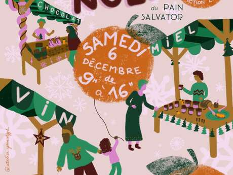 Marché de noël de producteurs locaux