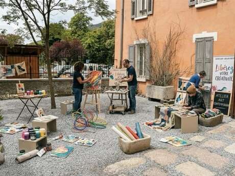 Atelier créatif au Centre d'art