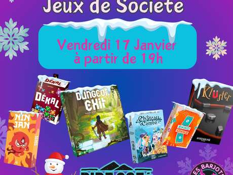 Soirée jeux de société