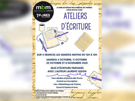 Atelier d'écriture