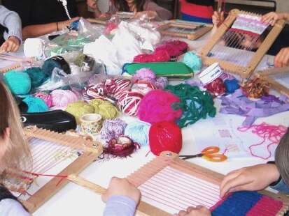 Atelier enfant tissage