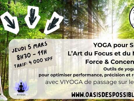 Pratique de yoga pour les sportifs