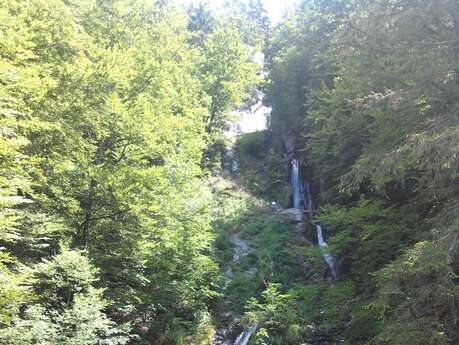 The Nants waterfall