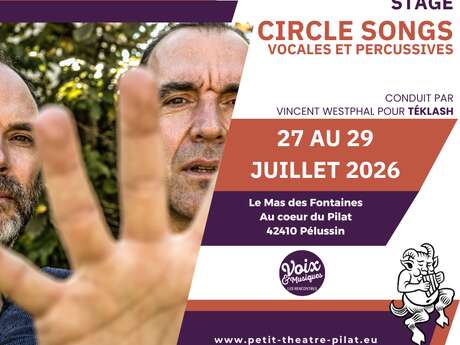 Stage Circle songs vocales et percussives - Rencontres Voix & Musiques 2026