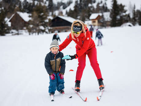 Ski de fond enfant matin - ESF Névache