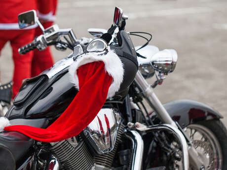 Parade des Pères Noël motards du Var