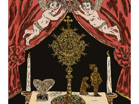Exhibition “The altar, teh treasure and the marmot keeper" by Géraldine Kosiak
