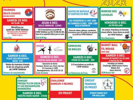 Telethon 2025 in Saint Mandrier