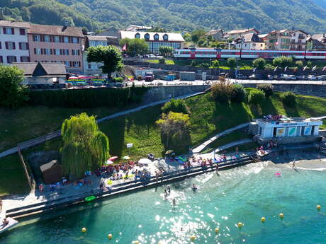 Plage de Saint-Gingolph (Suisse)