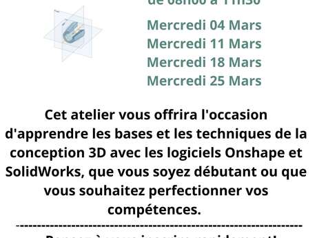 Atelier de conception 3D