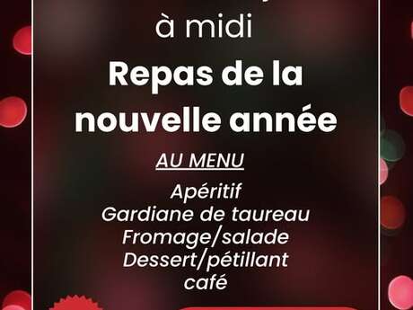 Repas de la nouvelle année à La Motte d'Aigues