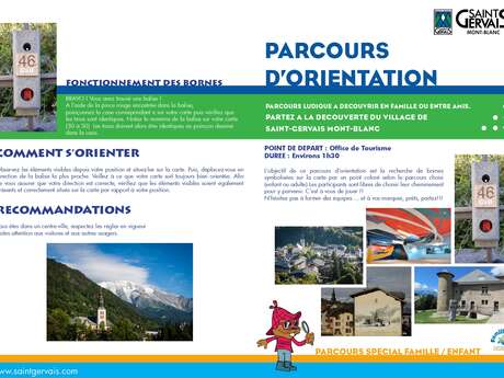 Parcours d'orientation de nos Villages de Saint-Gervais Mont-Blanc