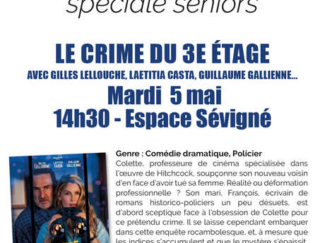 Ciné Seniors - Le crime du 3e étage
