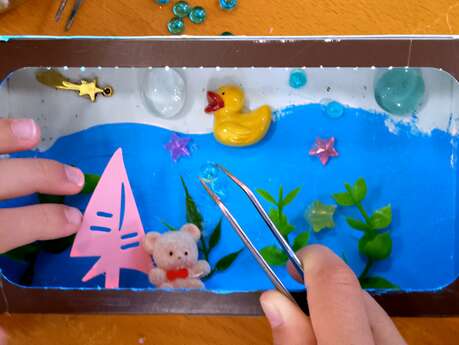 Atelier Diorama au refuge du Crêt du Poulet