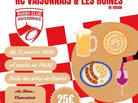 Repas Rugby avec les Ruines de Vaison