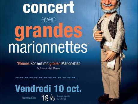 Petit concert avec grandes marionnettes