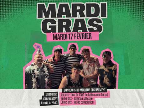 MARDI GRAS • Soirée déguisée