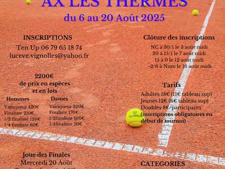 Circuito : "Torneo internacional de tenis "Les Raquettes de la Dépêche