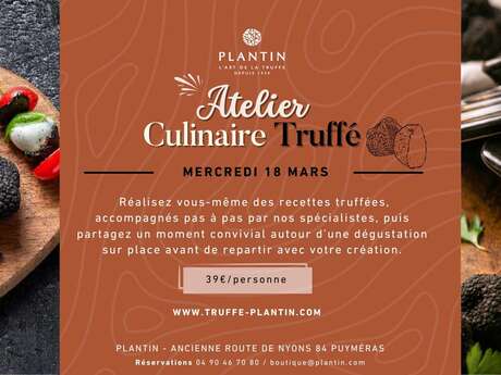 Atelier culinaire truffé chez Plantin