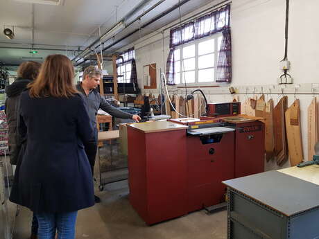 Visite de la Chapellerie Crambes