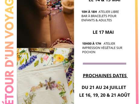 Atelier créatif bar à bracelets - O détour d'un voyage
