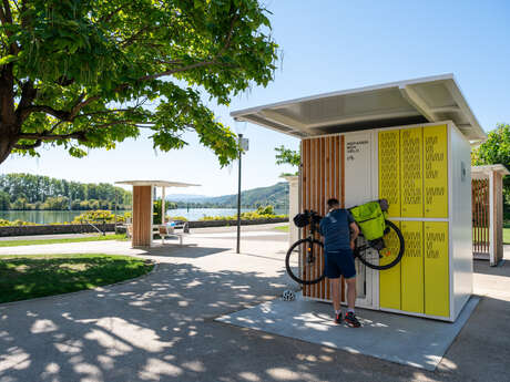 Aire de service vélo sur la ViaRhôna