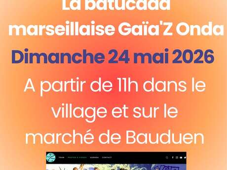 Gaïa'z Onda au marché de Bauduen