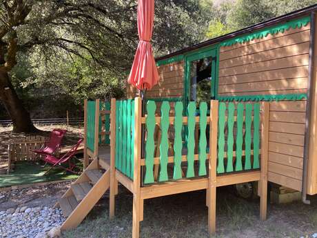 La pinède des Mées Roulotte Duo PMR