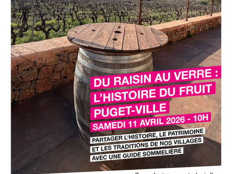 Visite commentée "Du raison au verre : l'histoire du fruit" au domaine Lolicé