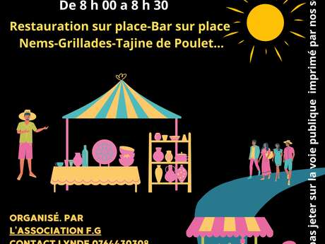 Summer flea market